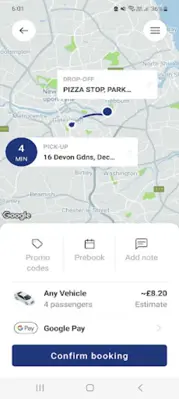 Dean Taxis android App screenshot 1